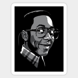 Jaleel White greyscale Magnet